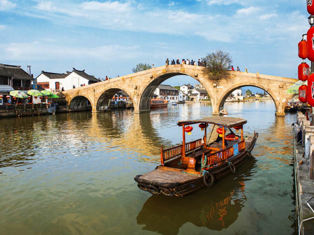 Visit Zhu Jia Jiao Water Town Day Trip from Shanghai 0