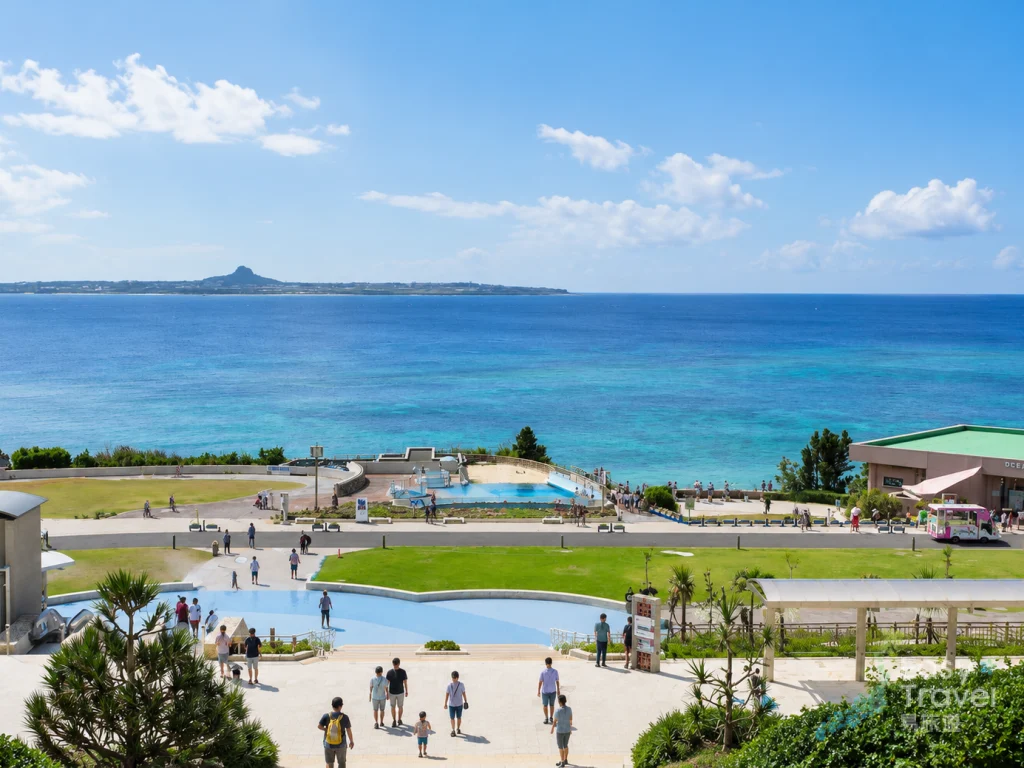 Sea View from Churaumi Aquarium