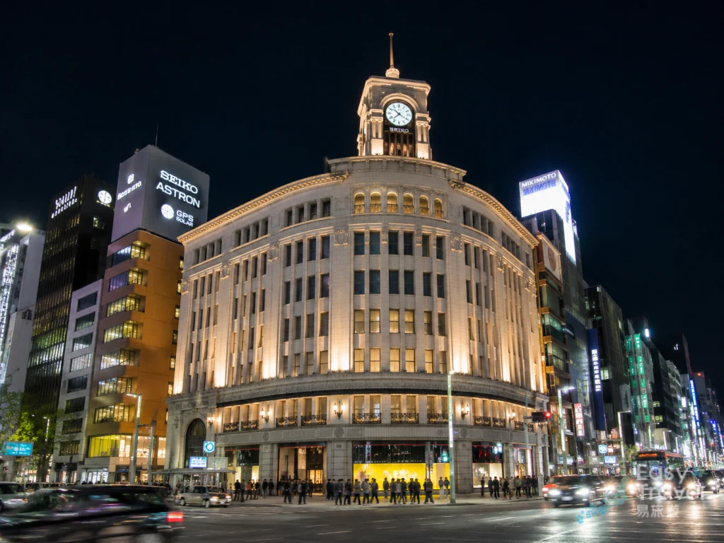 Night View in Ginza