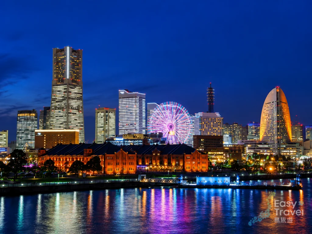 Night View in Yokohama Minato Mirai