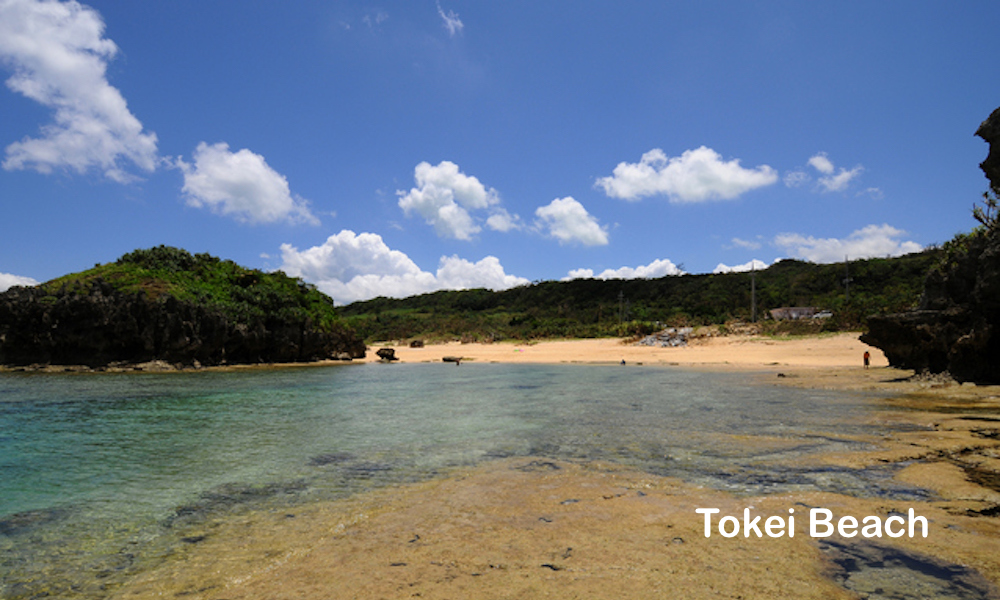 Пляж токи. Остров Коури. Tokei. Tokei Usagi Beach. Kouri Island or Kourijima.